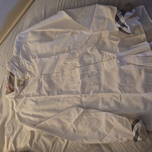 Burberry button up women top